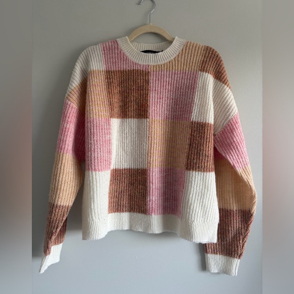 Sweaters - MINKPINK Colour block Knit